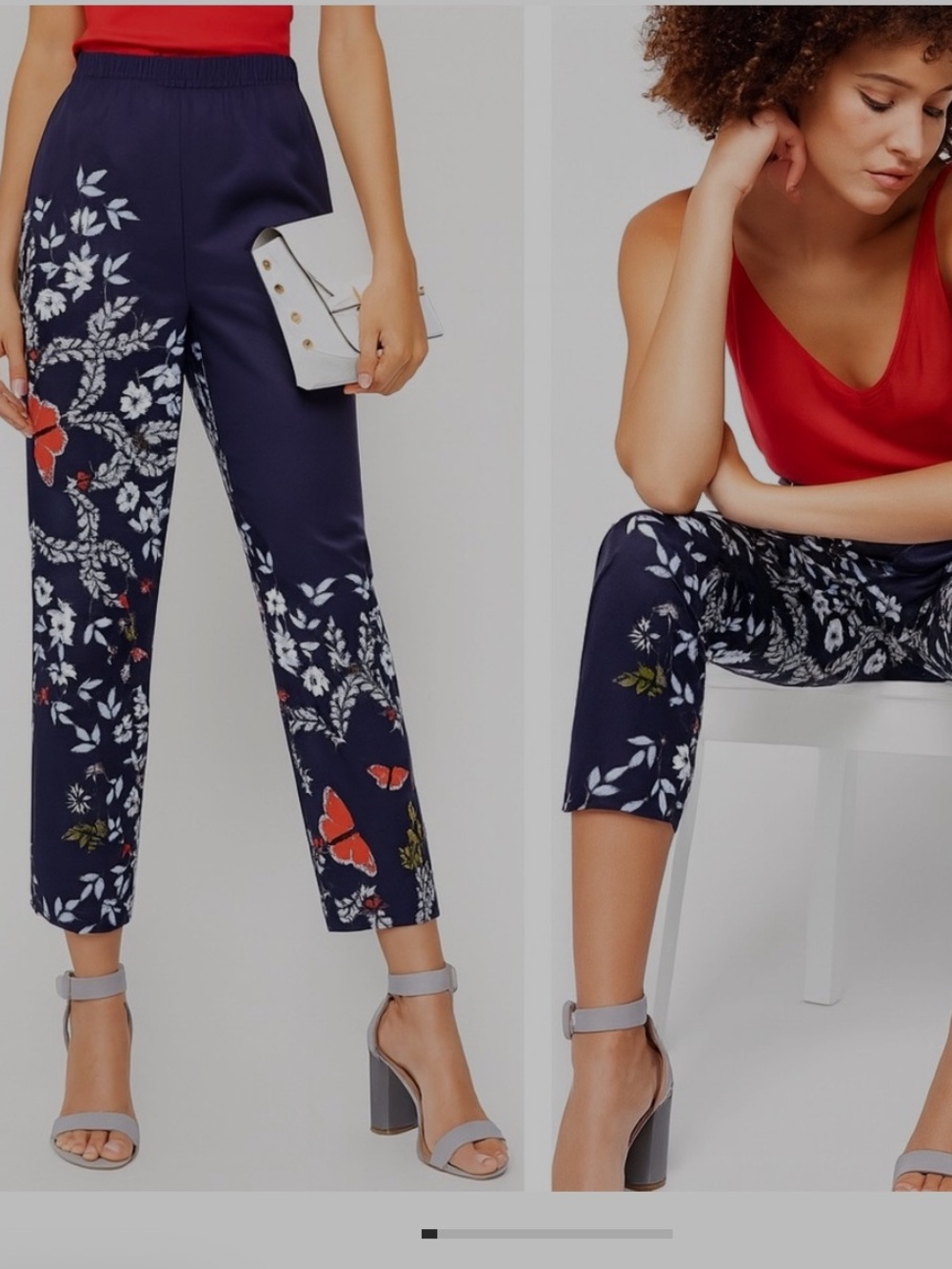 Gorgeous brand new Ted Baker Pants with Butterfly Print size 8/10 ( 3)